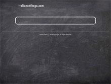 Tablet Screenshot of italianonthego.com